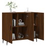 Oak brown engineered wood sideboard 90x34x80 cm by vidaXL, Sideboards - Ref: Foro24-828131, Price: 88,95 €, Discount: %