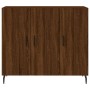 Oak brown engineered wood sideboard 90x34x80 cm by vidaXL, Sideboards - Ref: Foro24-828131, Price: 88,95 €, Discount: %