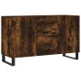 Aparador madera de ingeniería roble ahumado 100x36x60 cm de vidaXL, Aparadores - Ref: Foro24-828201, Precio: 109,67 €, Descue...