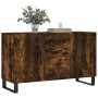 Aparador madera de ingeniería roble ahumado 100x36x60 cm de vidaXL, Aparadores - Ref: Foro24-828201, Precio: 109,67 €, Descue...