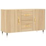 Aparador de madera de ingeniería roble Sonoma 100x36x60 cm de vidaXL, Aparadores - Ref: Foro24-828151, Precio: 115,77 €, Desc...