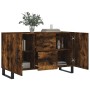 Aparador madera de ingeniería roble ahumado 100x36x60 cm de vidaXL, Aparadores - Ref: Foro24-828201, Precio: 109,67 €, Descue...