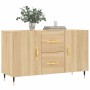 Aparador de madera de ingeniería roble Sonoma 100x36x60 cm de vidaXL, Aparadores - Ref: Foro24-828151, Precio: 115,77 €, Desc...