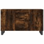 Aparador madera de ingeniería roble ahumado 100x36x60 cm de vidaXL, Aparadores - Ref: Foro24-828201, Precio: 109,67 €, Descue...