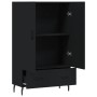 Aparador alto madera de ingeniería negro 69,5x31x115 cm de vidaXL, Aparadores - Ref: Foro24-828253, Precio: 84,99 €, Descuent...