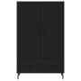 Aparador alto madera de ingeniería negro 69,5x31x115 cm de vidaXL, Aparadores - Ref: Foro24-828253, Precio: 84,99 €, Descuent...