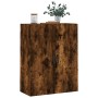 Smoked oak wall cabinet 69.5x34x90 cm by vidaXL, Sideboards - Ref: Foro24-828433, Price: 68,78 €, Discount: %