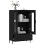 Tall black engineered wood sideboard 69.5x31x115 cm by vidaXL, Sideboards - Ref: Foro24-828301, Price: 90,99 €, Discount: %