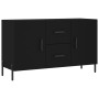 Black engineered wood sideboard 100x36x60 cm by vidaXL, Sideboards - Ref: Foro24-828181, Price: 96,99 €, Discount: %