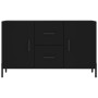 Black engineered wood sideboard 100x36x60 cm by vidaXL, Sideboards - Ref: Foro24-828181, Price: 96,99 €, Discount: %