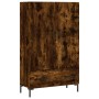 Aparador alto madera de ingeniería roble ahumado 69,5x31x115 cm de vidaXL, Aparadores - Ref: Foro24-828241, Precio: 96,34 €, ...