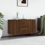 Brown oak engineered wood sideboard 100x36x60 cm by vidaXL, Sideboards - Ref: Foro24-828171, Price: 88,75 €, Discount: %