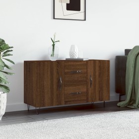 Brown oak engineered wood sideboard 100x36x60 cm by vidaXL, Sideboards - Ref: Foro24-828171, Price: 85,99 €, Discount: %