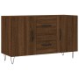 Aparador de madera de ingeniería roble marrón 100x36x60 cm de vidaXL, Aparadores - Ref: Foro24-828171, Precio: 88,75 €, Descu...