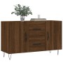 Brown oak engineered wood sideboard 100x36x60 cm by vidaXL, Sideboards - Ref: Foro24-828171, Price: 85,99 €, Discount: %