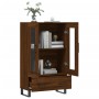 Aparador alto madera de ingeniería roble marrón 69,5x31x115 cm de vidaXL, Aparadores - Ref: Foro24-828331, Precio: 92,99 €, D...