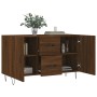 Brown oak engineered wood sideboard 100x36x60 cm by vidaXL, Sideboards - Ref: Foro24-828171, Price: 85,99 €, Discount: %