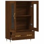 Aparador alto madera de ingeniería roble marrón 69,5x31x115 cm de vidaXL, Aparadores - Ref: Foro24-828283, Precio: 100,70 €, ...