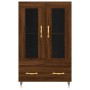 Aparador alto madera de ingeniería roble marrón 69,5x31x115 cm de vidaXL, Aparadores - Ref: Foro24-828283, Precio: 100,70 €, ...