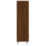 Tall sideboard engineered wood brown oak 69.5x31x115 cm by vidaXL, Sideboards - Ref: Foro24-828283, Price: 100,81 €, Discount: %