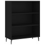 Black engineered wood shelf 69.5x32.5x90 cm by vidaXL, Sideboards - Ref: Foro24-828381, Price: 59,59 €, Discount: %