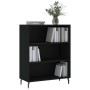 Black engineered wood shelf 69.5x32.5x90 cm by vidaXL, Sideboards - Ref: Foro24-828381, Price: 59,59 €, Discount: %