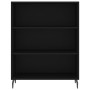 Black engineered wood shelf 69.5x32.5x90 cm by vidaXL, Sideboards - Ref: Foro24-828381, Price: 59,59 €, Discount: %