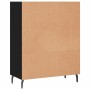 Estantería madera de ingeniería negro 69,5x32,5x90 cm de vidaXL, Aparadores - Ref: Foro24-828381, Precio: 59,59 €, Descuento: %