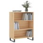 Estantería madera de ingeniería roble Sonoma 69,5x32,5x90 cm de vidaXL, Aparadores - Ref: Foro24-828391, Precio: 66,93 €, Des...