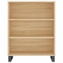 Estantería madera de ingeniería roble Sonoma 69,5x32,5x90 cm de vidaXL, Aparadores - Ref: Foro24-828391, Precio: 66,93 €, Des...