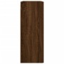 Armario de pared marrón roble 69,5x34x90 cm de vidaXL, Aparadores - Ref: Foro24-828443, Precio: 67,99 €, Descuento: %