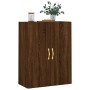 Oak brown wall cabinet 69.5x34x90 cm by vidaXL, Sideboards - Ref: Foro24-828411, Price: 56,24 €, Discount: %