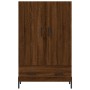 Tall engineered wood sideboard in brown oak 69.5x31x115 cm by vidaXL, Sideboards - Ref: Foro24-828251, Price: 96,98 €, Discou...