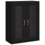 Armario de pared negro 69,5x34x90 cm de vidaXL, Aparadores - Ref: Foro24-828453, Precio: 88,34 €, Descuento: %