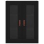 Armario de pared negro 69,5x34x90 cm de vidaXL, Aparadores - Ref: Foro24-828453, Precio: 88,34 €, Descuento: %