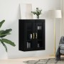 Armario de pared negro 69,5x34x90 cm de vidaXL, Aparadores - Ref: Foro24-828461, Precio: 109,63 €, Descuento: %