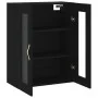 Black wall cabinet 69.5x34x90 cm by vidaXL, Sideboards - Ref: Foro24-828461, Price: 99,98 €, Discount: %