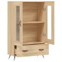 Aparador alto madera de ingeniería roble Sonoma 69,5x31x115 cm de vidaXL, Aparadores - Ref: Foro24-828271, Precio: 82,99 €, D...