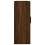 Armario de pared marrón roble 69,5x34x90 cm de vidaXL, Aparadores - Ref: Foro24-828451, Precio: 78,46 €, Descuento: %