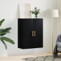 Armario de pared negro 69,5x34x90 cm de vidaXL, Aparadores - Ref: Foro24-828413, Precio: 85,99 €, Descuento: %