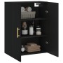 Armario de pared negro 69,5x34x90 cm de vidaXL, Aparadores - Ref: Foro24-828413, Precio: 85,99 €, Descuento: %