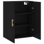 Armario de pared negro 69,5x34x90 cm de vidaXL, Aparadores - Ref: Foro24-828413, Precio: 85,99 €, Descuento: %