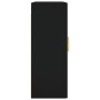 Armario de pared negro 69,5x34x90 cm de vidaXL, Aparadores - Ref: Foro24-828413, Precio: 85,99 €, Descuento: %