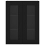 Armario de pared negro 69,5x34x90 cm de vidaXL, Aparadores - Ref: Foro24-828493, Precio: 90,70 €, Descuento: %