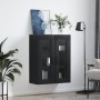 Black wall cabinet 69.5x34x90 cm by vidaXL, Sideboards - Ref: Foro24-828501, Price: 102,22 €, Discount: %