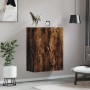 Armario de pared roble ahumado 69,5x34x90 cm de vidaXL, Aparadores - Ref: Foro24-828401, Precio: 65,85 €, Descuento: %