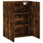 Smoked oak wall cabinet 69.5x34x90 cm by vidaXL, Sideboards - Ref: Foro24-828401, Price: 65,85 €, Discount: %