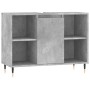 Mueble de baño madera de ingeniería gris hormigón 80x33x60 cm de vidaXL, Tocadores de baño - Ref: Foro24-831624, Precio: 55,4...