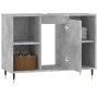 Mueble de baño madera de ingeniería gris hormigón 80x33x60 cm de vidaXL, Tocadores de baño - Ref: Foro24-831624, Precio: 55,4...