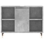 Mueble de baño madera de ingeniería gris hormigón 80x33x60 cm de vidaXL, Tocadores de baño - Ref: Foro24-831624, Precio: 55,4...